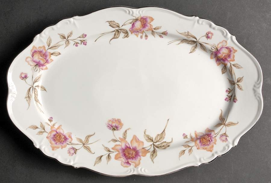 Clairmont 15" Oval Serving Platter by Edelstein-1