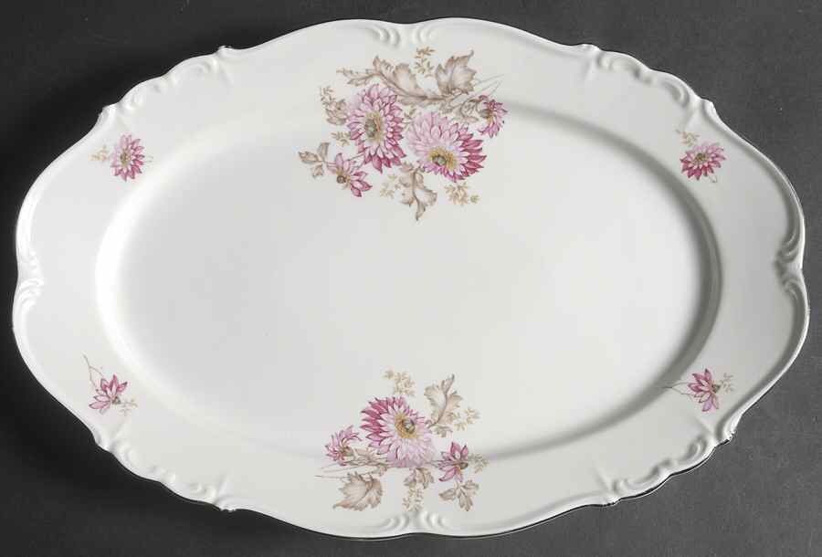 Clinton 15" Oval Serving Platter by Edelstein-1