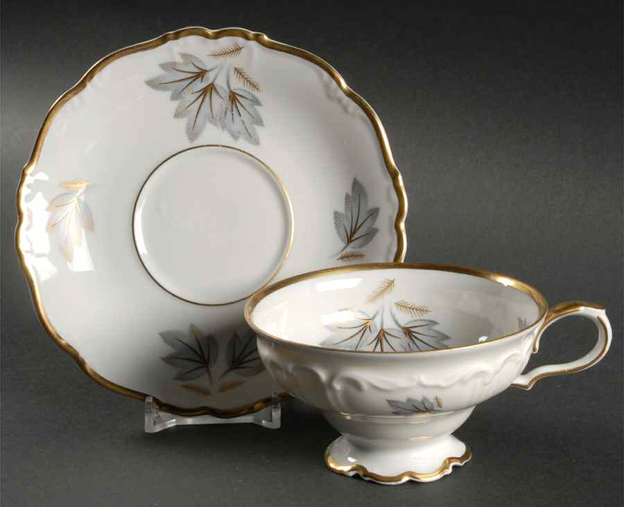 Coronado Footed Cup & Saucer Set by Edelstein-1