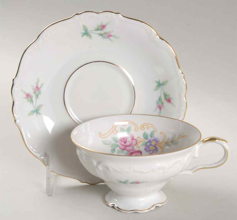 Cordoba Footed Cup & Saucer Set by Edelstein-1