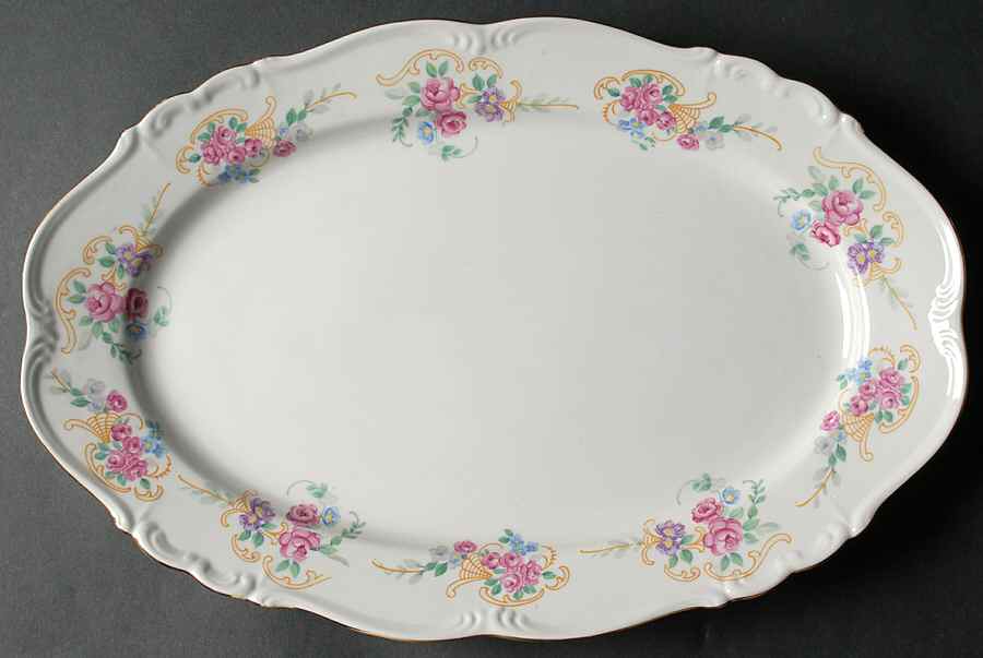 Cordoba 15" Oval Serving Platter by Edelstein-1