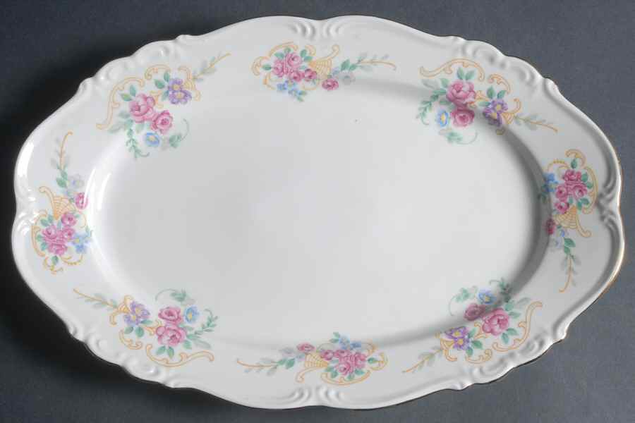 Cordoba 13" Oval Serving Platter by Edelstein-1