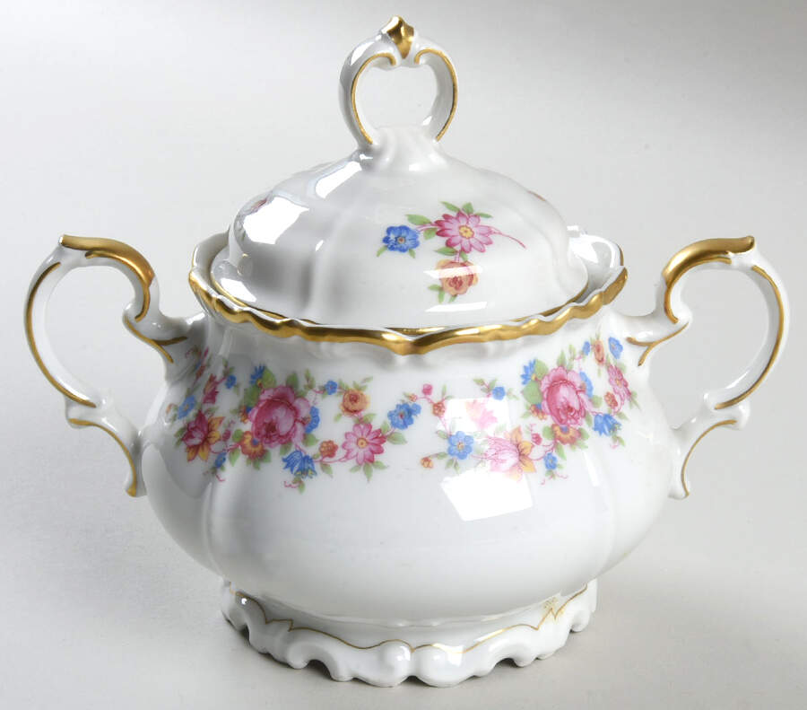 Cordelia Sugar Bowl & Lid by Edelstein-1