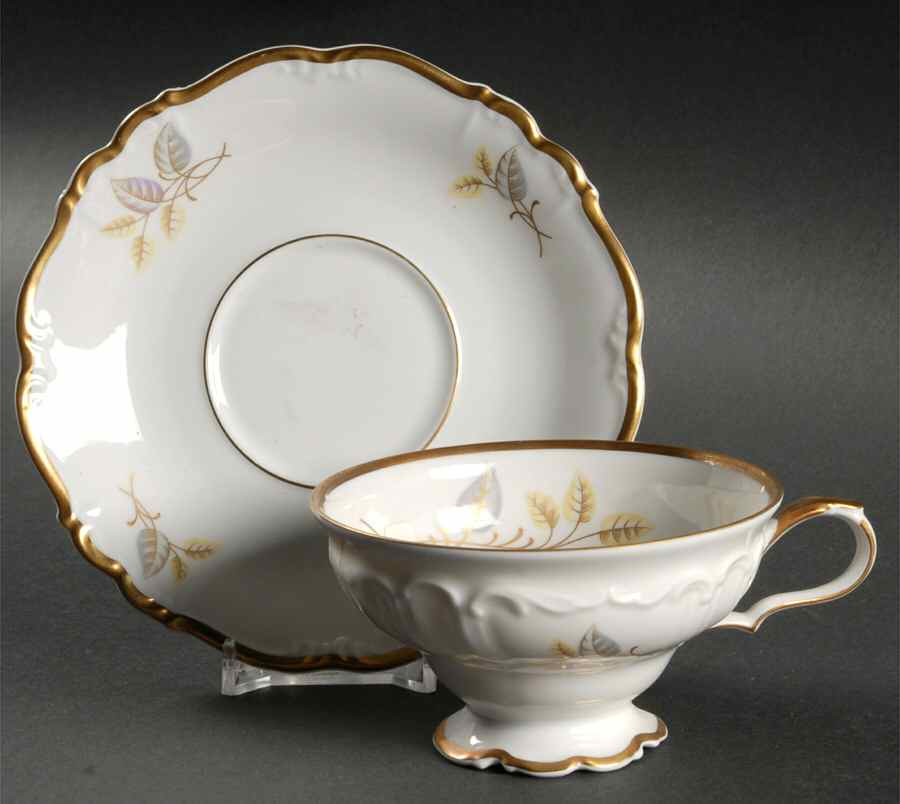 Darwin Footed Cup & Saucer Set by Edelstein-1