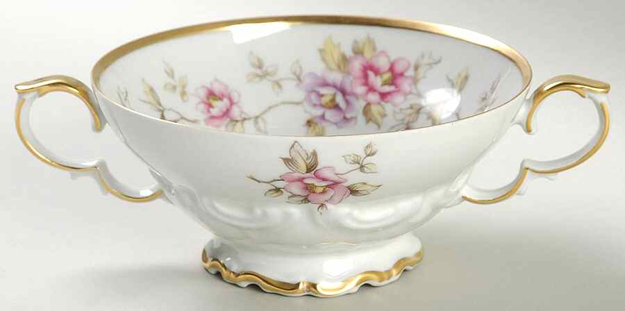 Delphine Footed Cream Soup Bowl by Edelstein-1