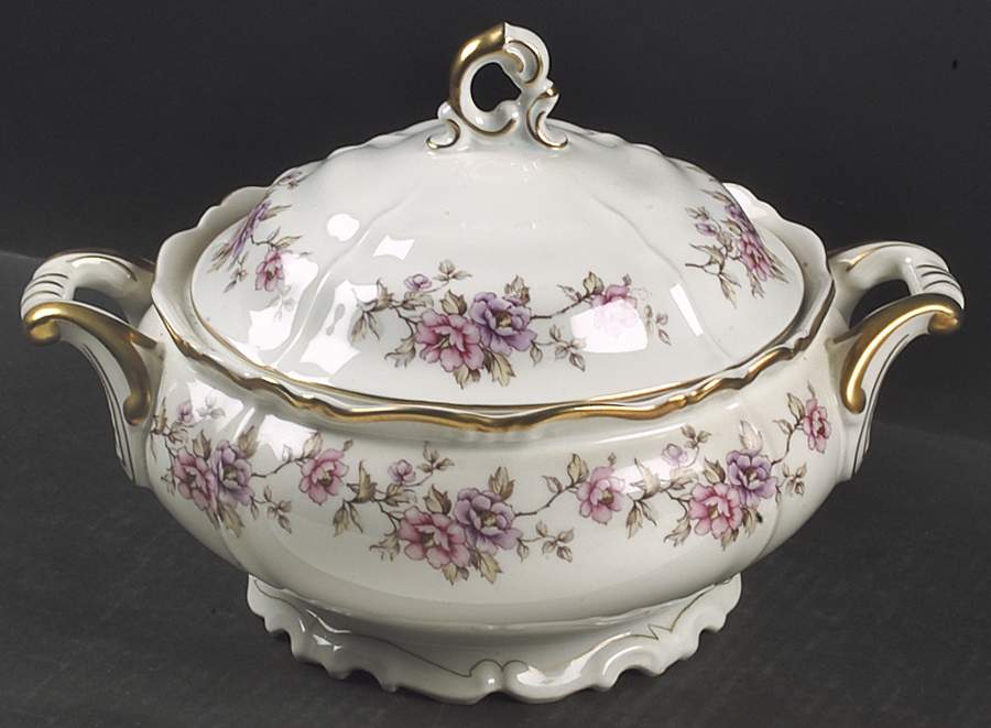 Delphine Round Covered Vegetable by Edelstein-1