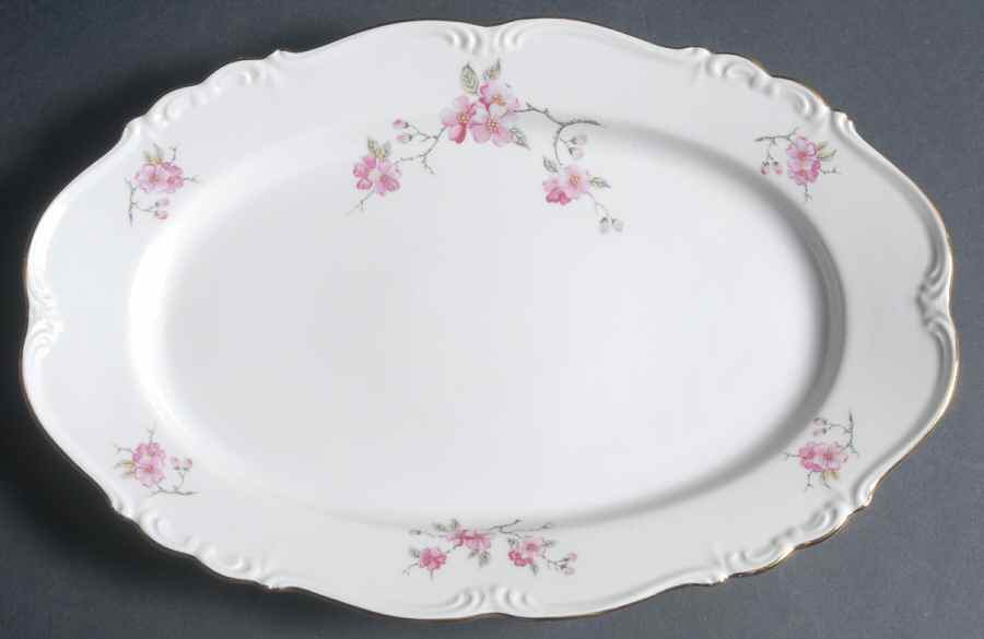 Dinah 13" Oval Serving Platter by Edelstein-1