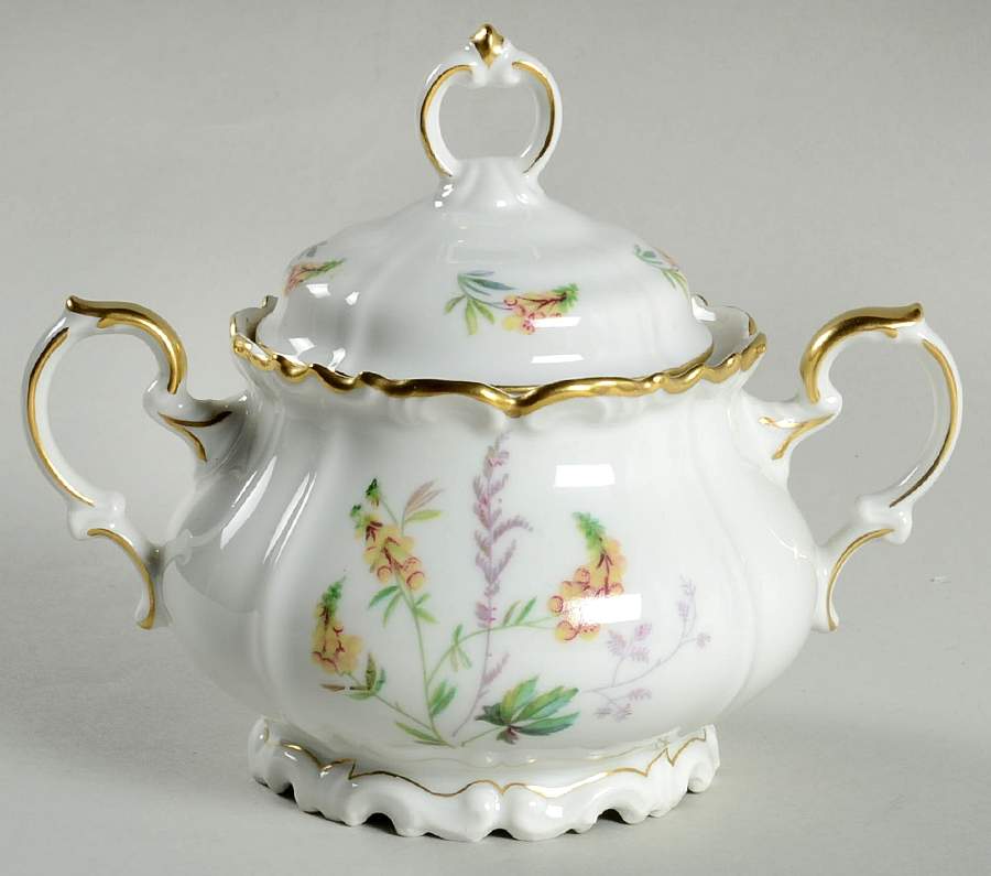 Dorchester Sugar Bowl & Lid by Edelstein-1