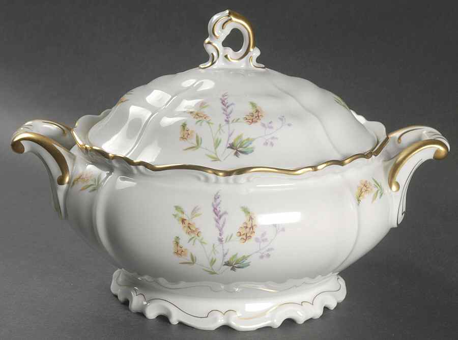 Dorchester Round Covered Vegetable by Edelstein-1