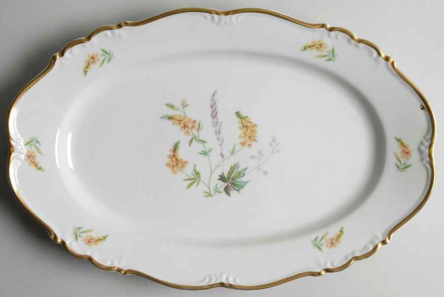 Dorchester 13" Oval Serving Platter by Edelstein-1
