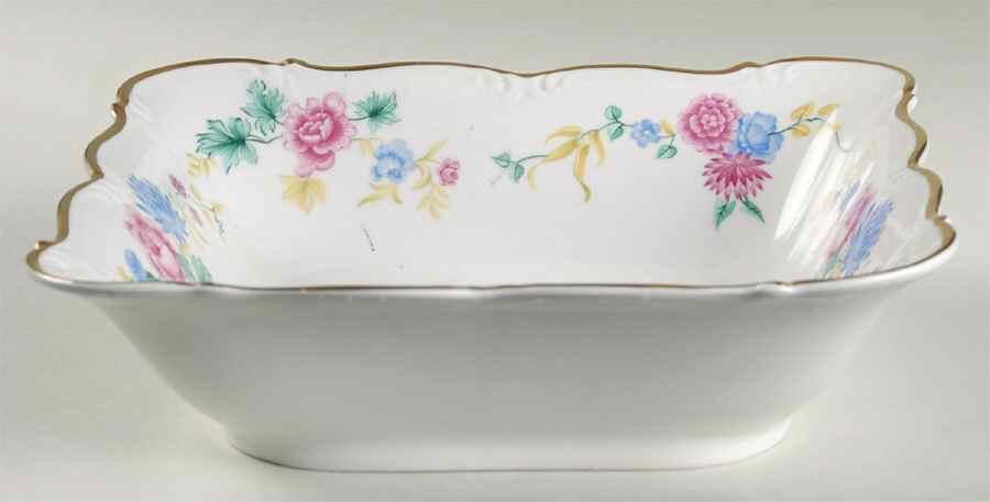 Dresden Garland 9" Square Vegetable Bowl by Edelstein-1