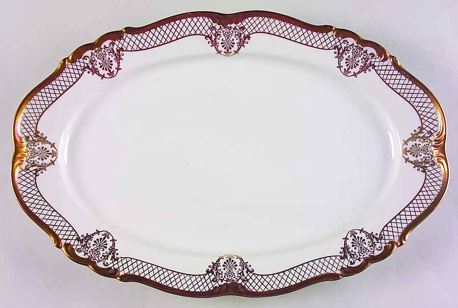 Empire 15" Oval Serving Platter by Edelstein-1