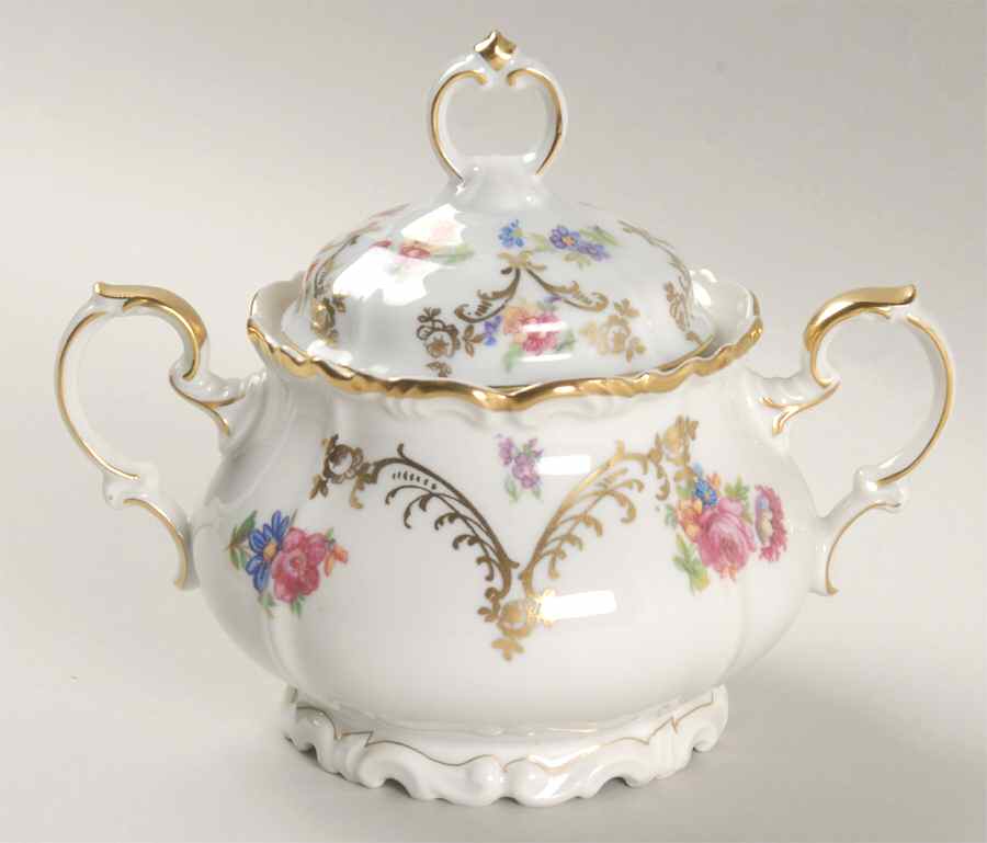 Europa Sugar Bowl & Lid by Edelstein-1