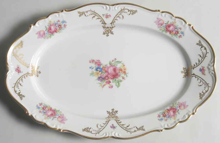 Europa 13" Oval Serving Platter by Edelstein-1