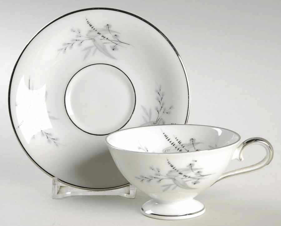 Fairfield Footed Demitasse Cup & Saucer Set by Edelstein-1