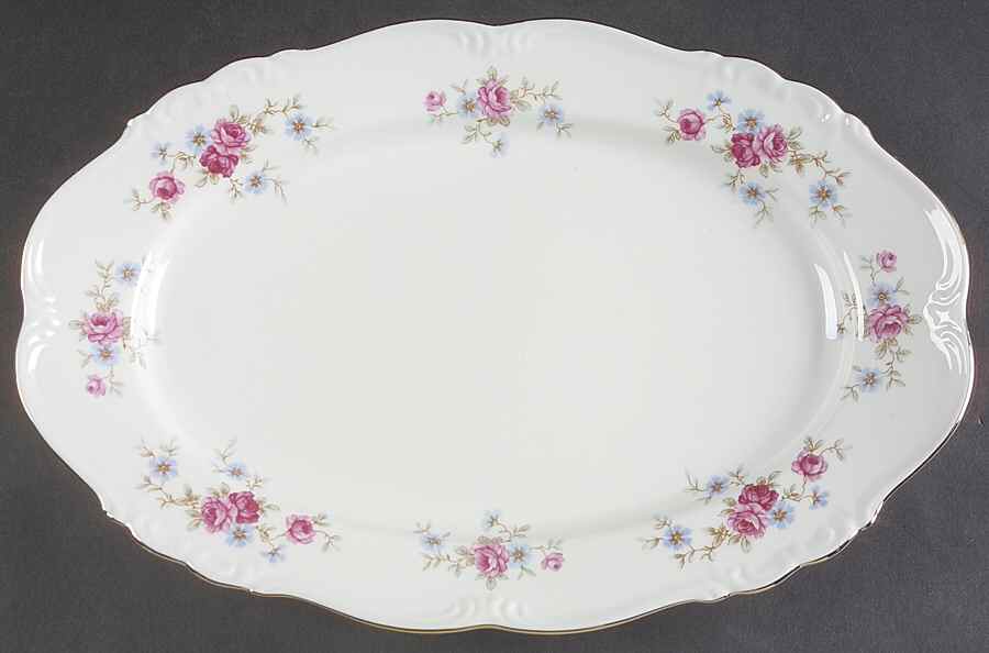 Florence 13" Oval Serving Platter by Edelstein-1
