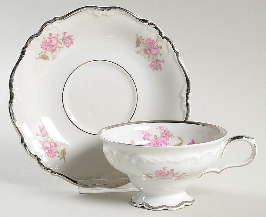 Florette Footed Cup & Saucer Set by Edelstein-1