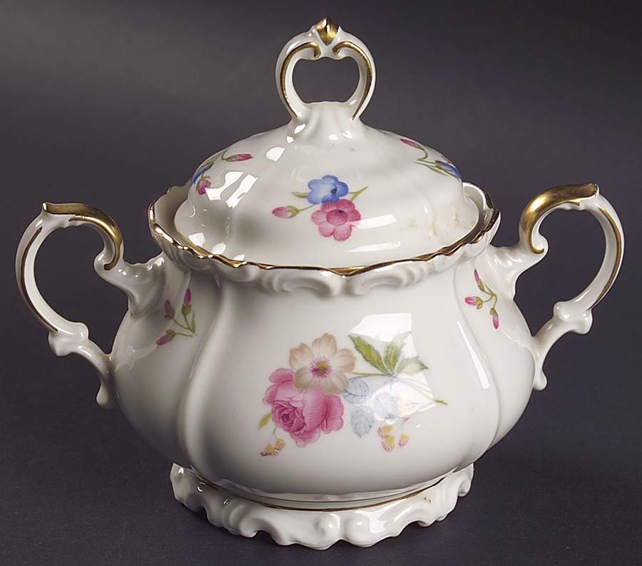 Florence Sugar Bowl & Lid by Edelstein-1