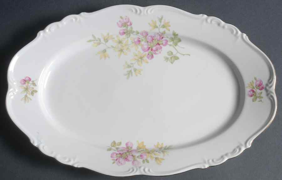 Florida 13" Oval Serving Platter by Edelstein-1