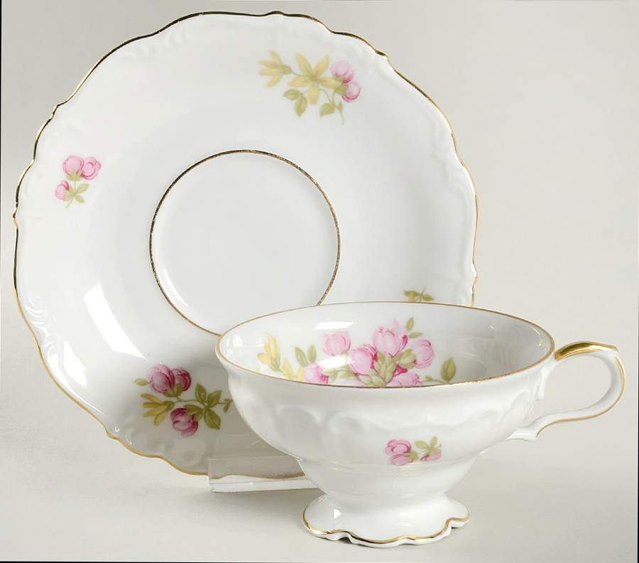 Florida Footed Cup & Saucer Set by Edelstein-1