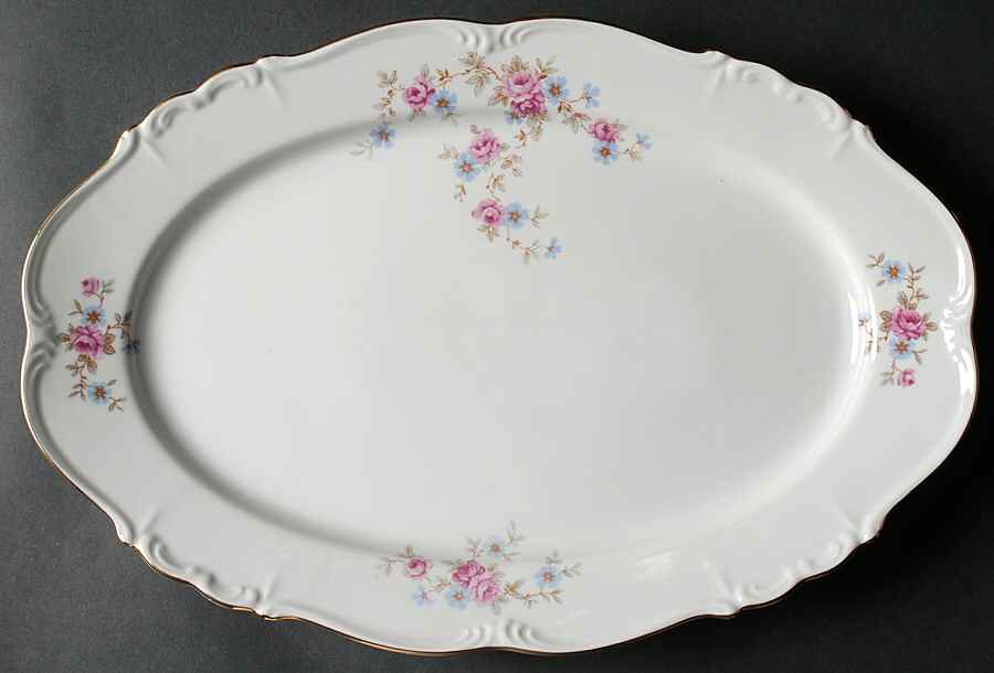 Gacfield 15" Oval Serving Platter by Edelstein-1