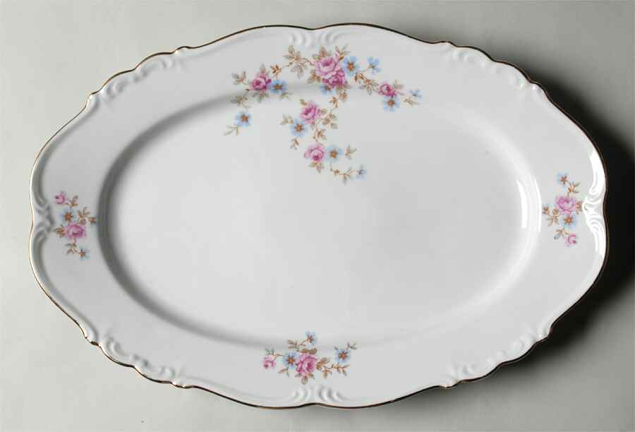 Gacfield 13" Oval Serving Platter by Edelstein-1