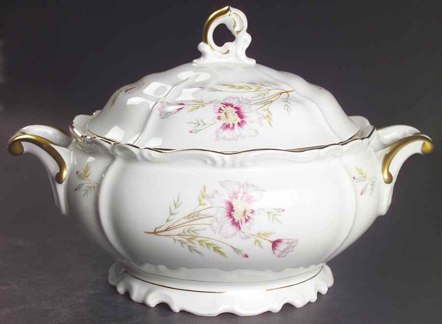 Gardenia Round Covered Vegetable by Edelstein-1