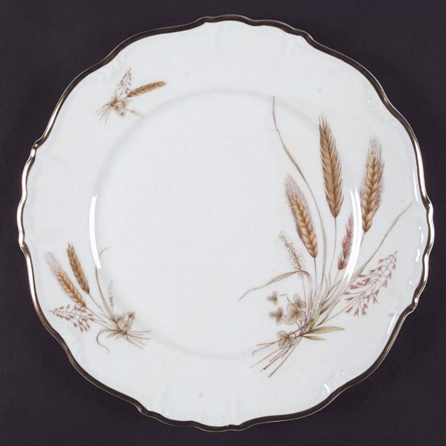 Golden Wheat Dinner Plate by Edelstein-1