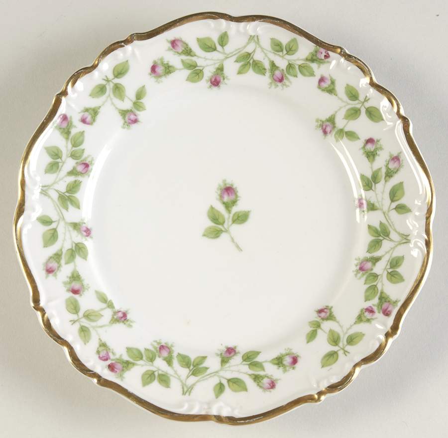 Hedgerose Bread & Butter Plate by Edelstein-1
