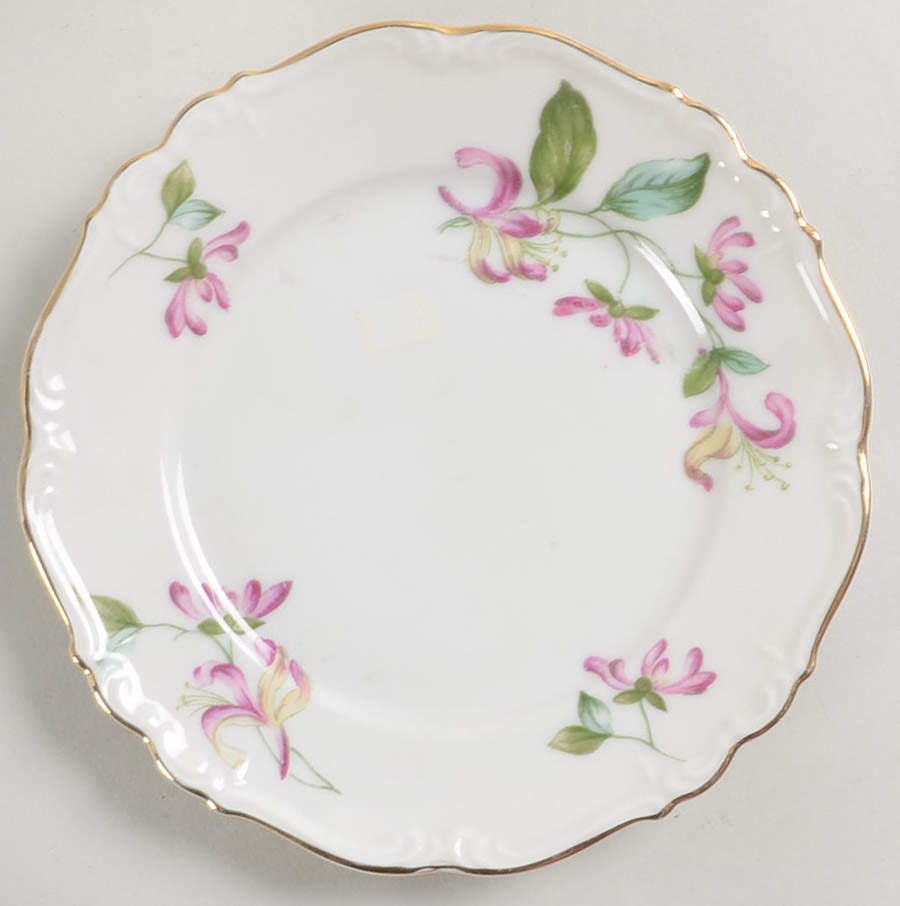 Honeysuckle Bread & Butter Plate by Edelstein-1