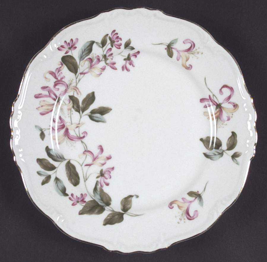Honeysuckle Salad Plate by Edelstein-1