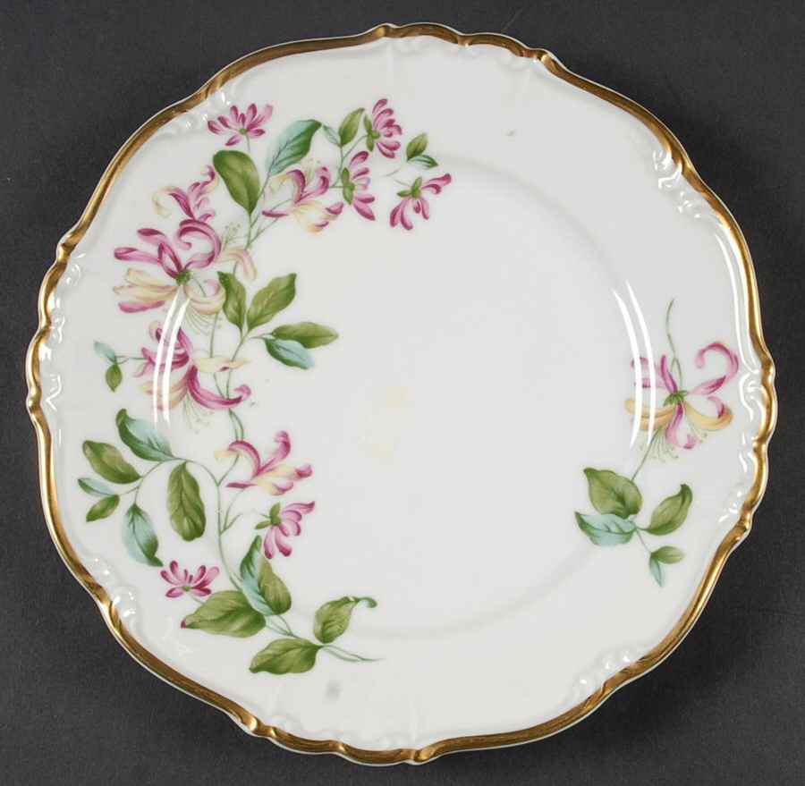 Honeysuckle Salad Plate by Edelstein-1