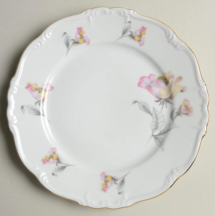Irish Rose Salad Plate by Edelstein-1
