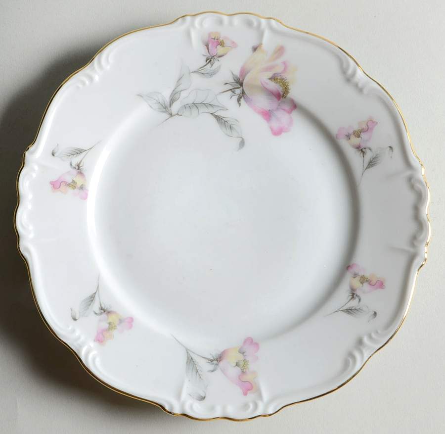 Irish Rose Salad Plate by Edelstein-1