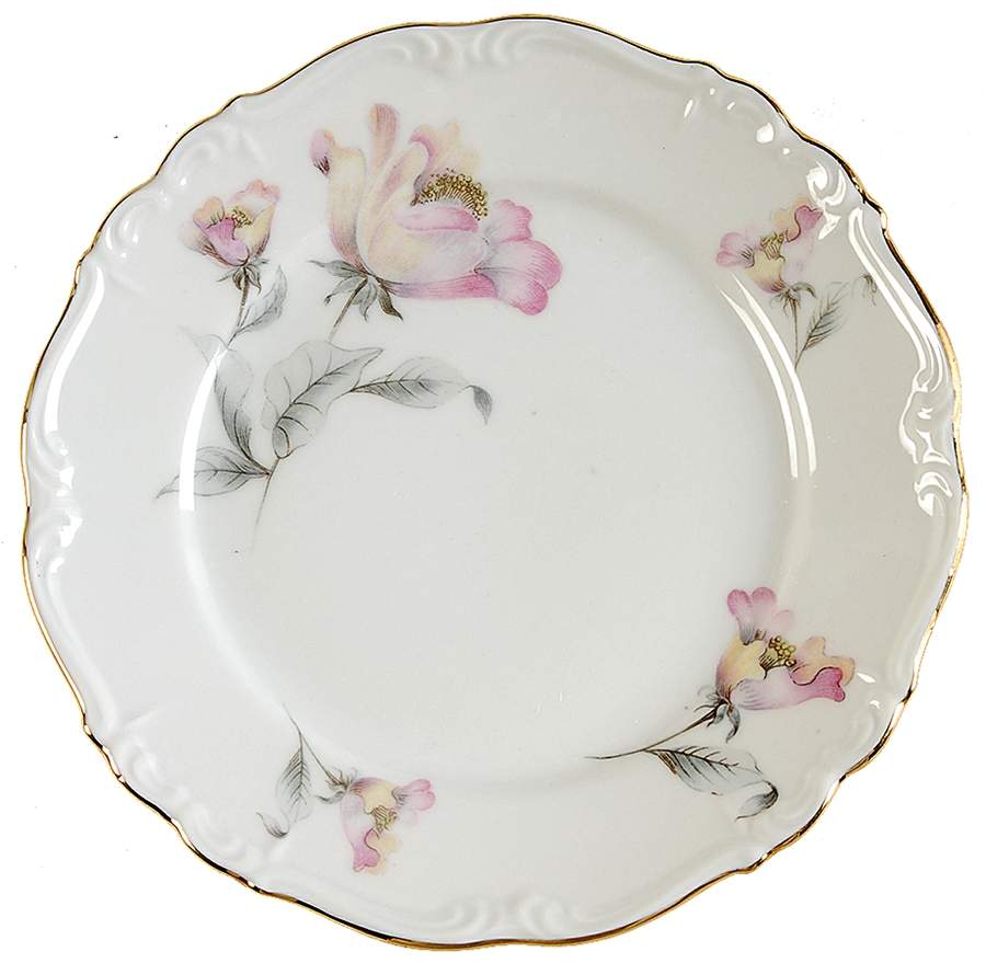 Irish Rose Bread & Butter Plate by Edelstein-1