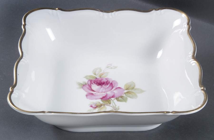 La Vie En Rose 8" Square Vegetable Bowl by Edelstein-1