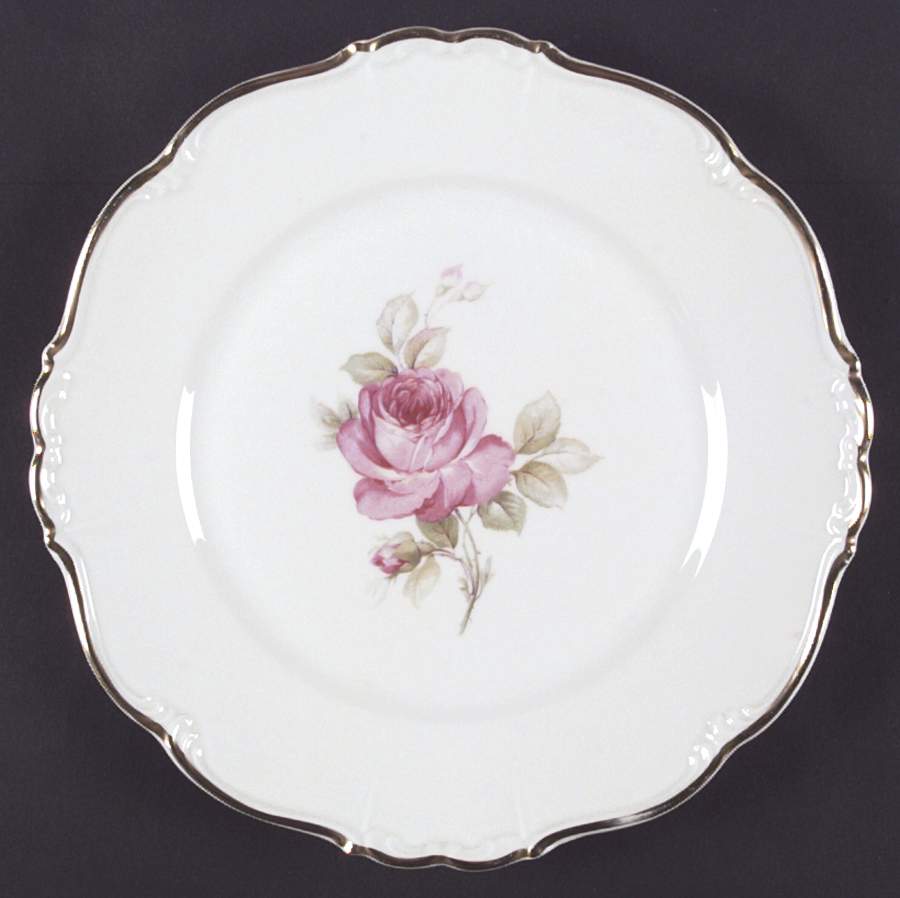 La Vie En Rose Dinner Plate by Edelstein-1