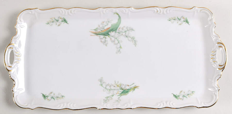 Lily of The Valley Large Sandwich Tray by Edelstein-1