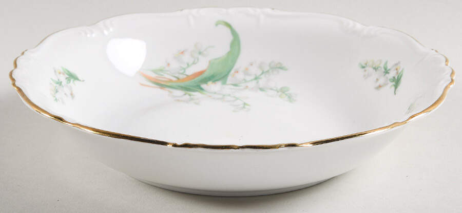 Lily of The Valley Coupe Soup Bowl by Edelstein-1