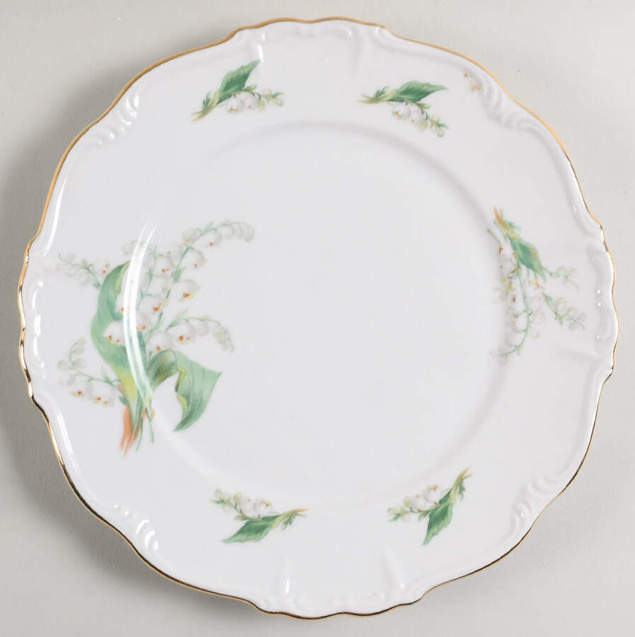 Lily of The Valley Dinner Plate by Edelstein-1