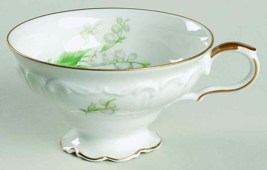 Lily of The Valley Footed Cup by Edelstein-1