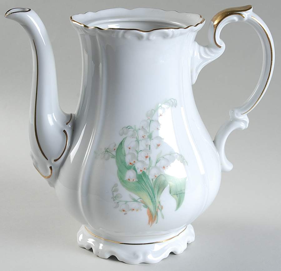 Lily of The Valley Coffee Pot No Lid by Edelstein-1