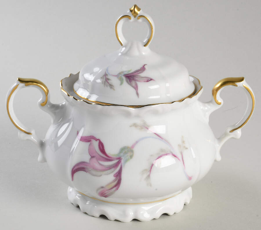 Longview Sugar Bowl & Lid by Edelstein-1