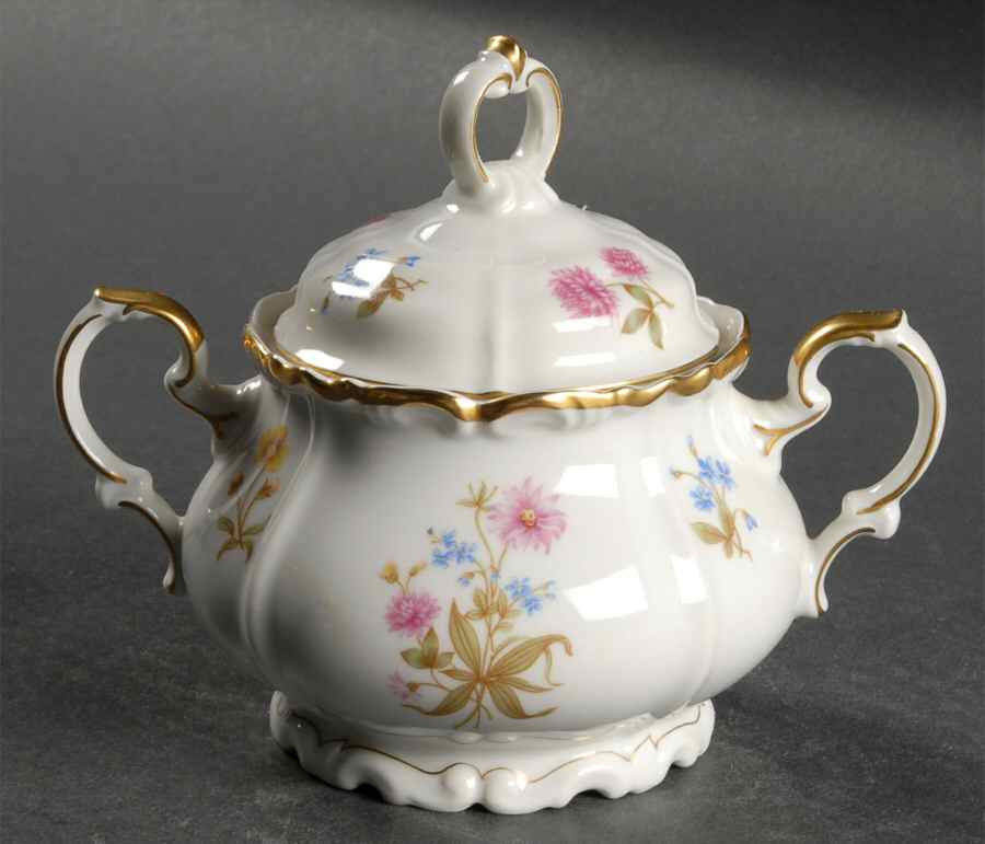 Lorraine Sugar Bowl & Lid by Edelstein-1