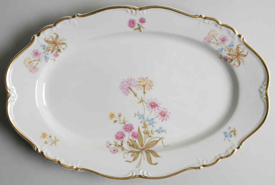 Lorraine 13" Oval Serving Platter by Edelstein-1