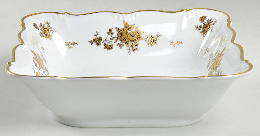 Lucerne 8" Square Vegetable Bowl by Edelstein-1
