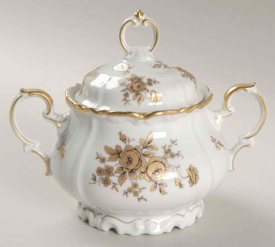Lucerne Sugar Bowl & Lid by Edelstein-1