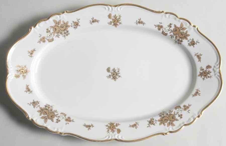 Lucerne 13" Oval Serving Platter by Edelstein-1