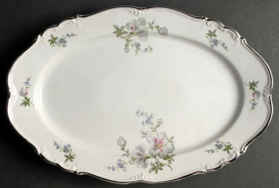 Lynn 15" Oval Serving Platter by Edelstein-1