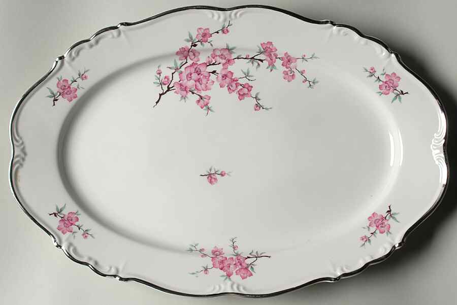 Madam Butterfly 15" Oval Serving Platter by Edelstein-1